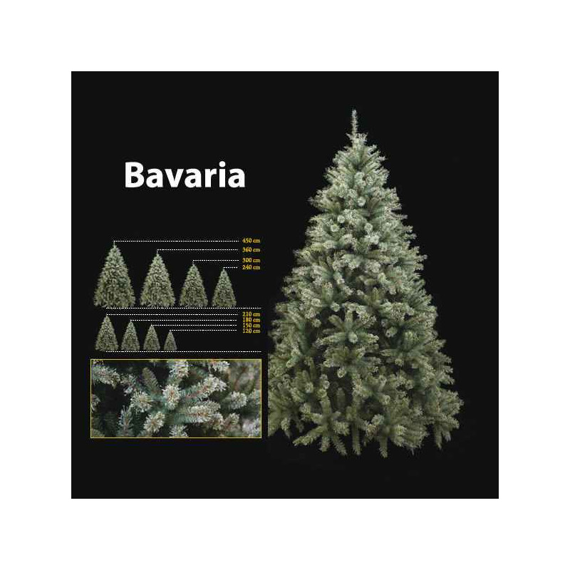 Sapin de Noël 80 cm Professionnel Bavaria Sapin Sac de jute Bleu -Vert 
