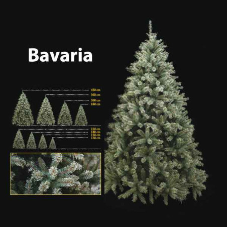 Sapin de Noël 80 cm Professionnel Bavaria Sapin Sac de jute Bleu -Vert 