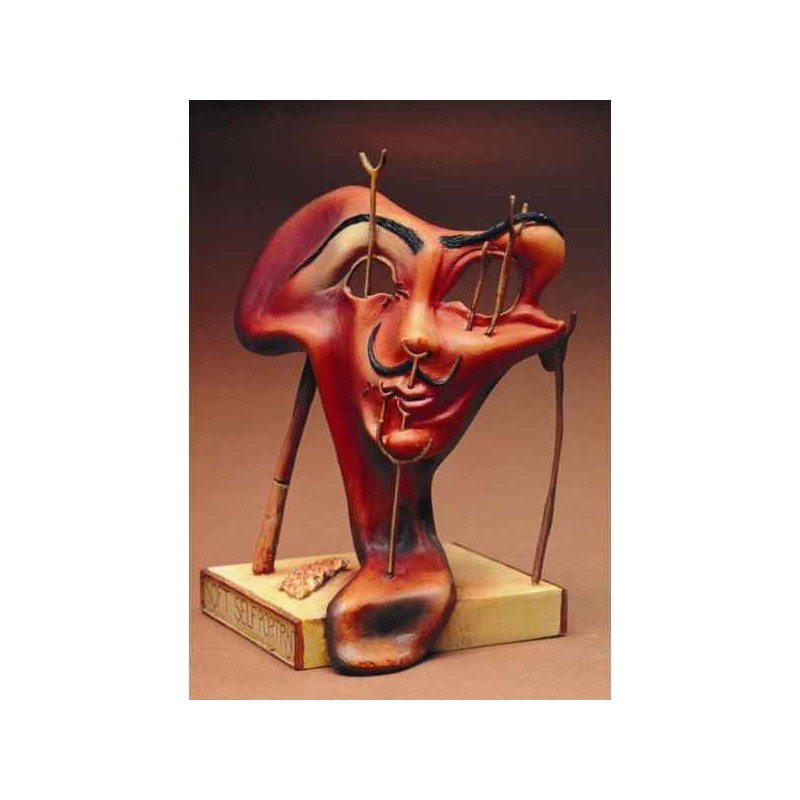 Figurine Artistique Salvador Dali Autoportrait mou avec lard grillé  -SD01