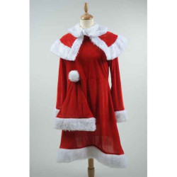Habit mère noël en velours -663036 sur Ambiance Plaisir