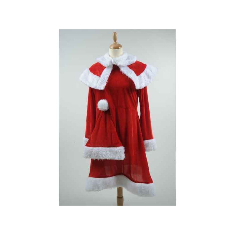 Habit mère noël en velours -663036 sur Ambiance Plaisir