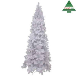 Sapin de noel slim icelandic pine iridesc. h185d84 blanc tips 645 -NF -390256 sur Ambiance Plaisir
