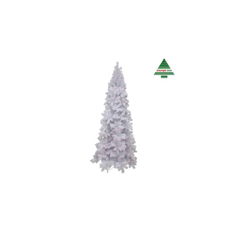 Sapin de noel slim icelandic pine iridesc. h185d84 blanc tips 645  -NF  -390256