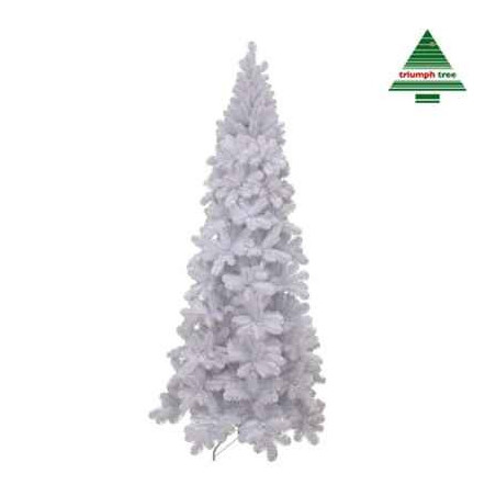 Sapin de noel slim icelandic pine iridesc. h185d84 blanc tips 645 -NF -390256 sur Ambiance Plaisir