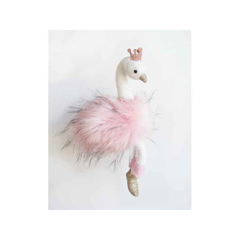 Peluche cygne rose pm histoire d'ours -2768