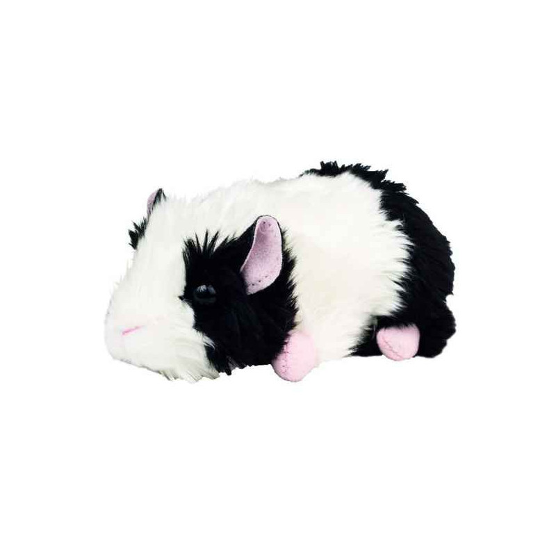 Peluche cochon d'inde noir  -blanc 15 cm Hermann  -92650 4