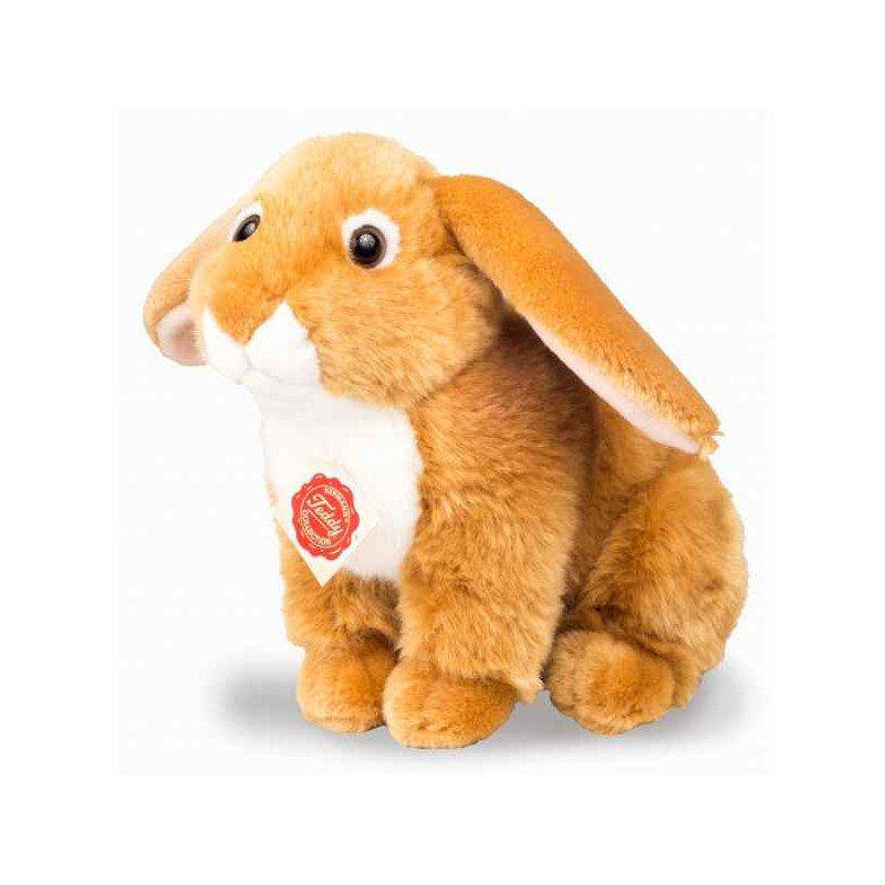 Peluche lapin brun clair 21 cm Hermann  -93790 6