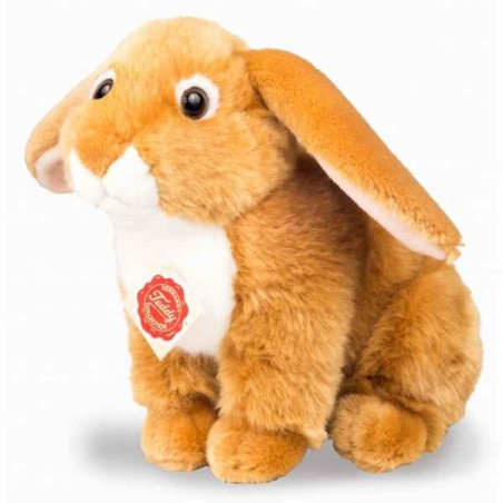 Peluche lapin brun clair 21 cm Hermann  -93790 6