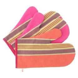 Moufle œillet - ht 29 cm Lot de 2 Hendaye 100% coton Artiga Hivers -arti10182 sur Ambiance Plaisir