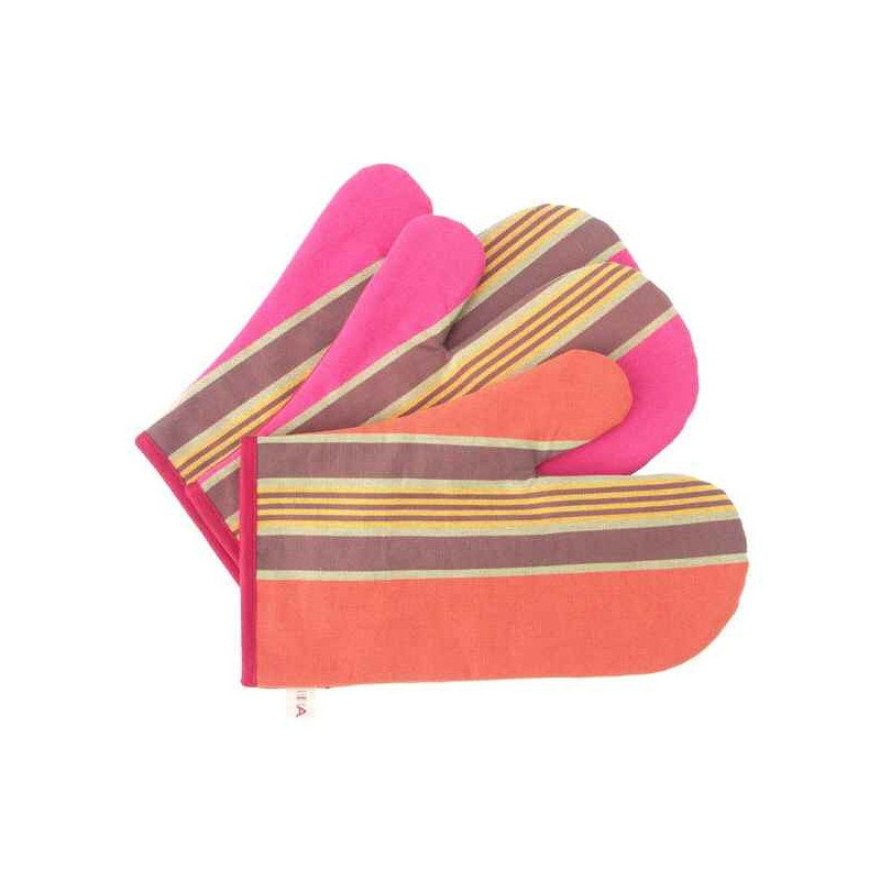 Moufle œillet - ht 29 cm Lot de 2 Hendaye 100% coton Artiga Hivers -arti10182 sur Ambiance Plaisir