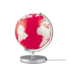 Globe avec lumière emform rouge -SE-0678 sur Ambiance Plaisir