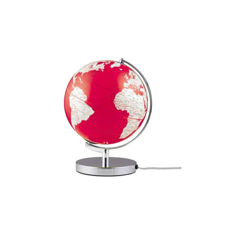 Globe avec lumière emform rouge -SE-0678 sur Ambiance Plaisir