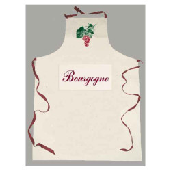 Tablier sommelier poche étiquette Bourgogne -2067 sur Ambiance Plaisir