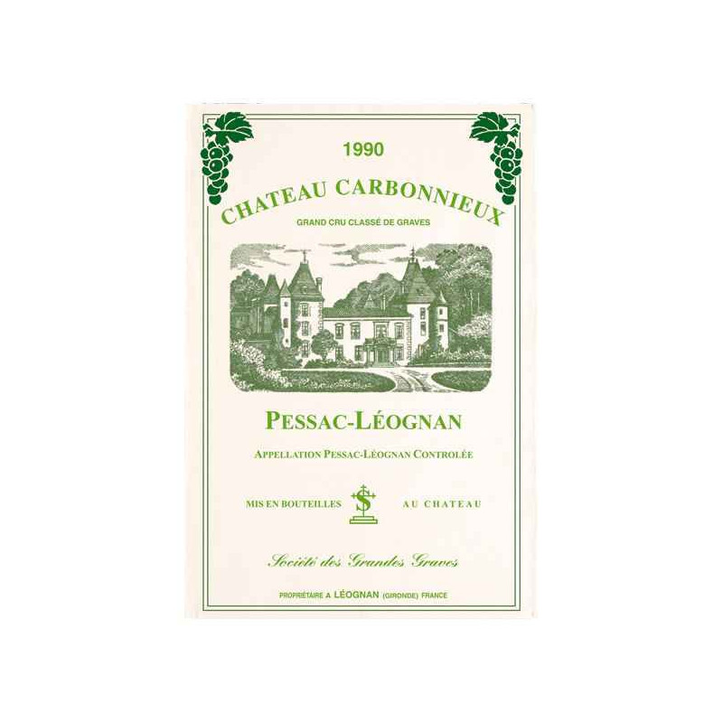 Torchon imprimé Château Carbonnieux - Pessac-Léognan- 1006 sur Ambiance Plaisir