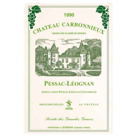 Torchon imprimé Château Carbonnieux - Pessac-Léognan- 1006 sur Ambiance Plaisir