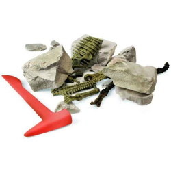 Gw cave man excav kit - homme de neandertal - 21cm Geoworld -CL179K sur Ambiance Plaisir