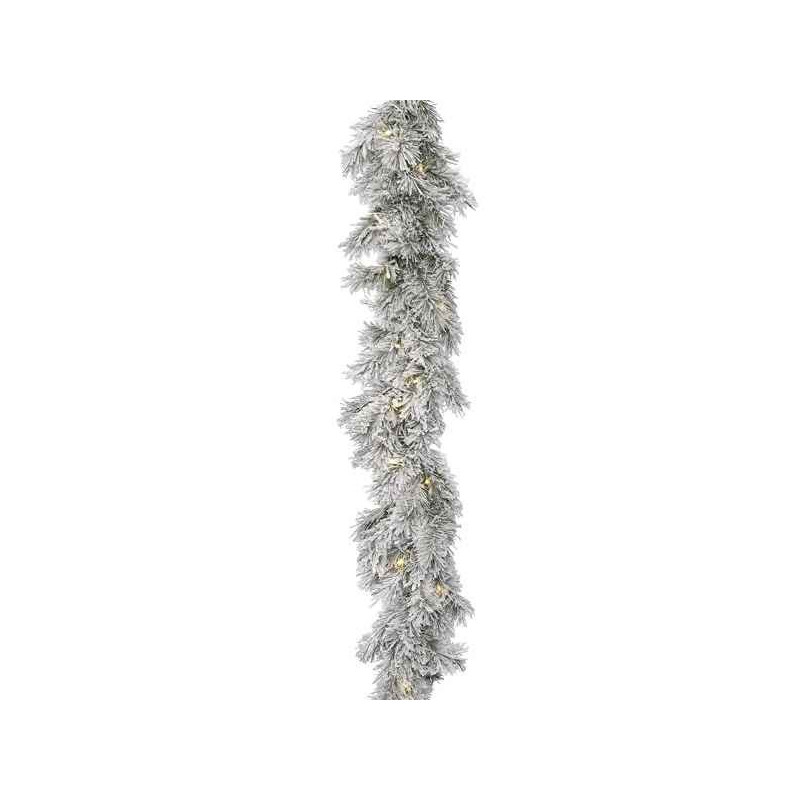 Sur Ambiance-Plaisir.com, achetez  Guirlande vancouver illuminé enneigé -671519 dans Décoration