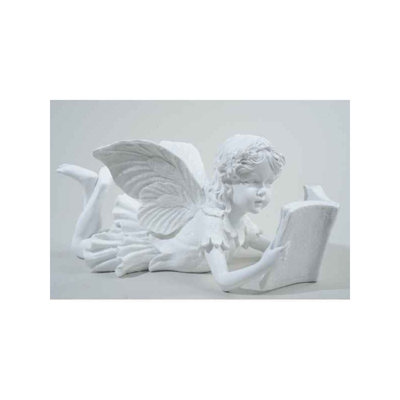 Fée polystyrene allongée avec finition paillettes  -533955 sur Ambiance Plaisir