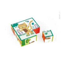 Remise immédiate sur Kubkid - 9 cubes color Janod -J02802 dans JouetsKubkid - 9 cubes color Janod -J02802