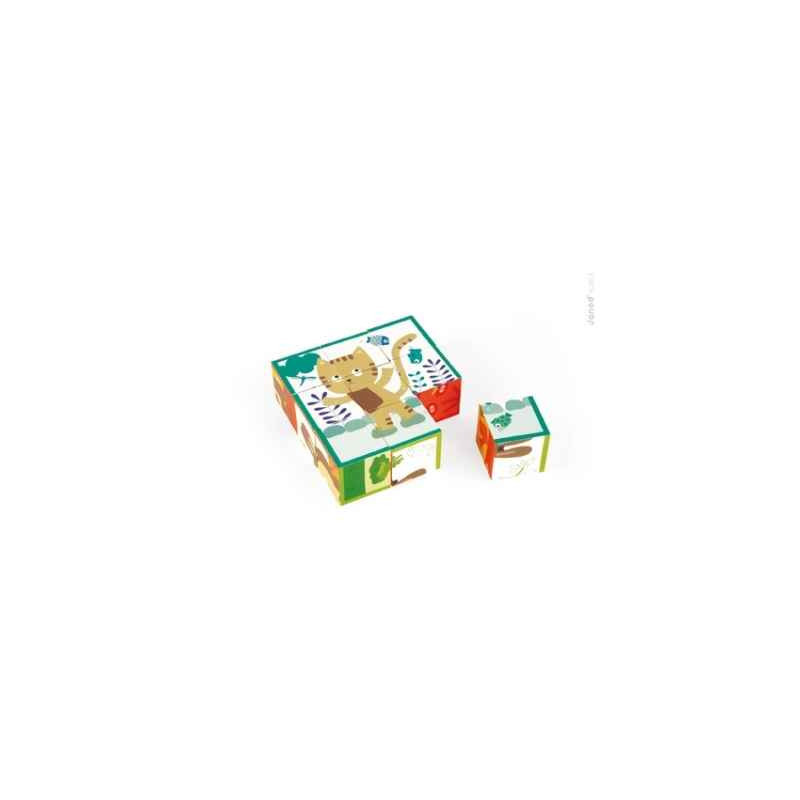 Kubkid - 9 cubes color Janod -J02802 sur Ambiance Plaisir