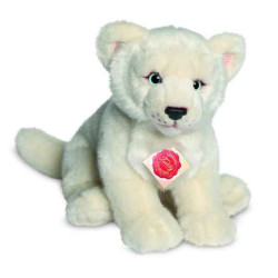 Peluche Lionne blanche 28 cm Hermann  sur Ambiance Plaisir