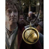Hobbit - bouton de bilbo pendentif cordon cuir Noble Collection -NN1289 sur Ambiance Plaisir