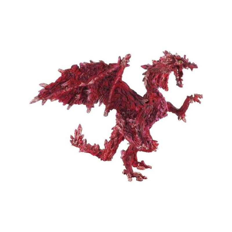 Figurine le dragon rubis Plastoy -60268Figurine le dragon rubis Plastoy -60268
