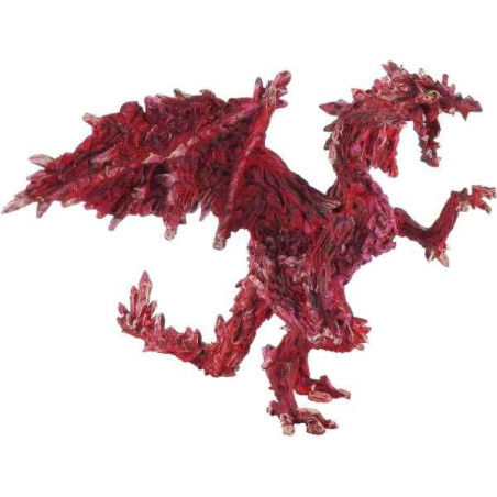 Figurine le dragon rubis Plastoy -60268Figurine le dragon rubis Plastoy -60268