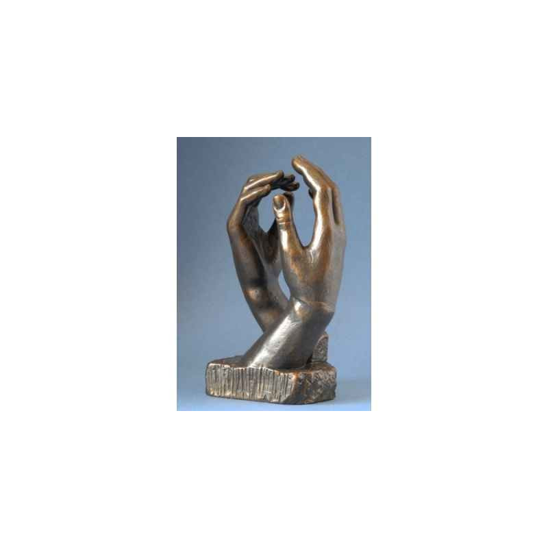 Figurine art A. Rodin cathédrale ro26 3dMouseion