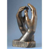 Figurine art A. Rodin cathédrale ro26 3dMouseion