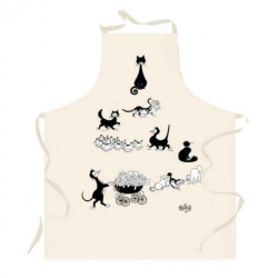 Tablier dubout multichats Torchons et Bouchons -6940015000 sur Ambiance Plaisir
