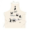 Tablier dubout multichats Torchons et Bouchons -6940015000 sur Ambiance Plaisir
