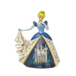 Statuette Cendrillon en robe château Figurines Disney Collection -4045239