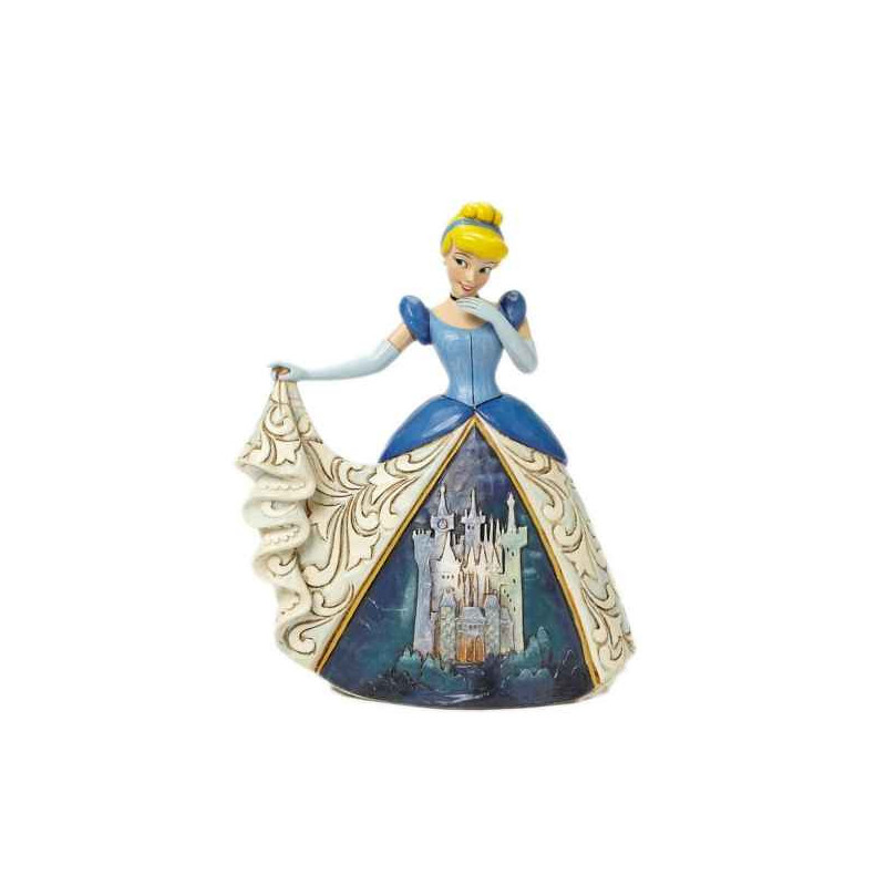 Statuette Cendrillon en robe château Figurines Disney Collection -4045239