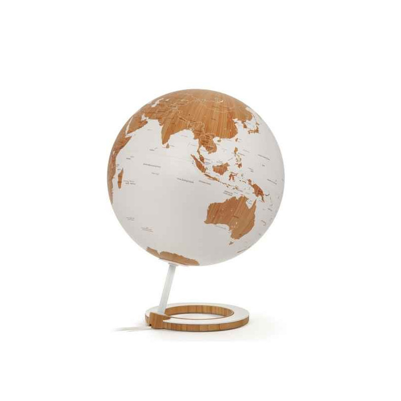 Globe lumineux en anglais bam boo 