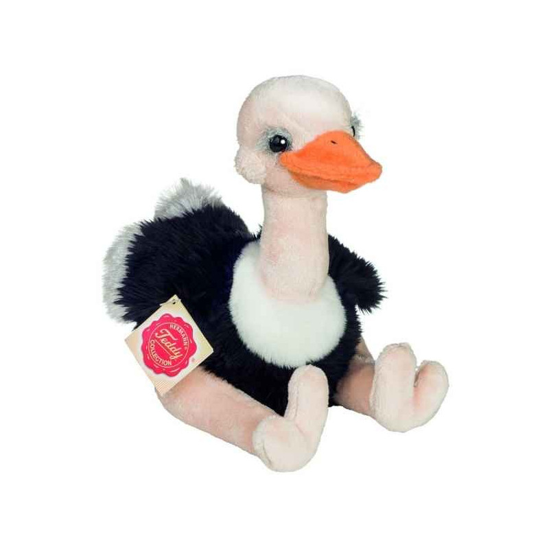 Peluche poussin autruche assis 20 cm Hermann  -94155 2