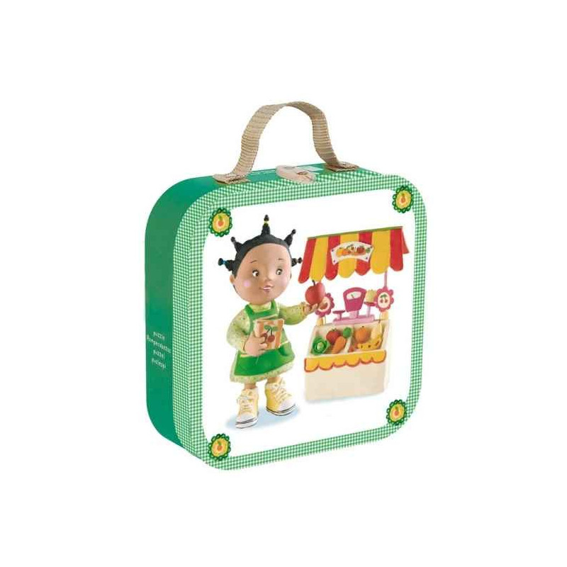 Puzzle zoe joue à la marchande (valisette fleurus) Janod -J02878 sur Ambiance Plaisir