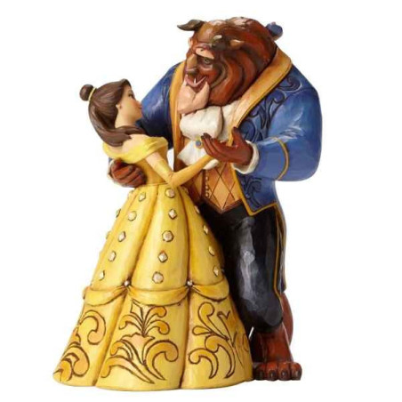 Statuette La belle et la bête qui dansent Figurines Disney Collection  -4049619