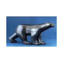 Animaux-Bois-Animaux-Bronzes propose Ours blanc 11 cm pom09 3dMouseion