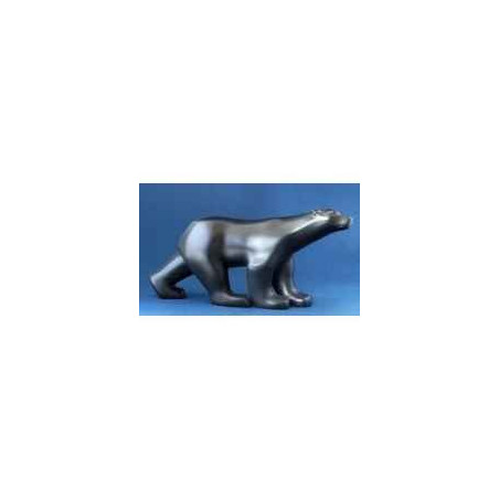 Animaux-Bois-Animaux-Bronzes propose Ours blanc 11 cm pom09 3dMouseion