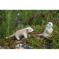 Peluche Suricate (à 4 pattes + dressé) 12cm Anima 5506 sur Ambiance Plaisir