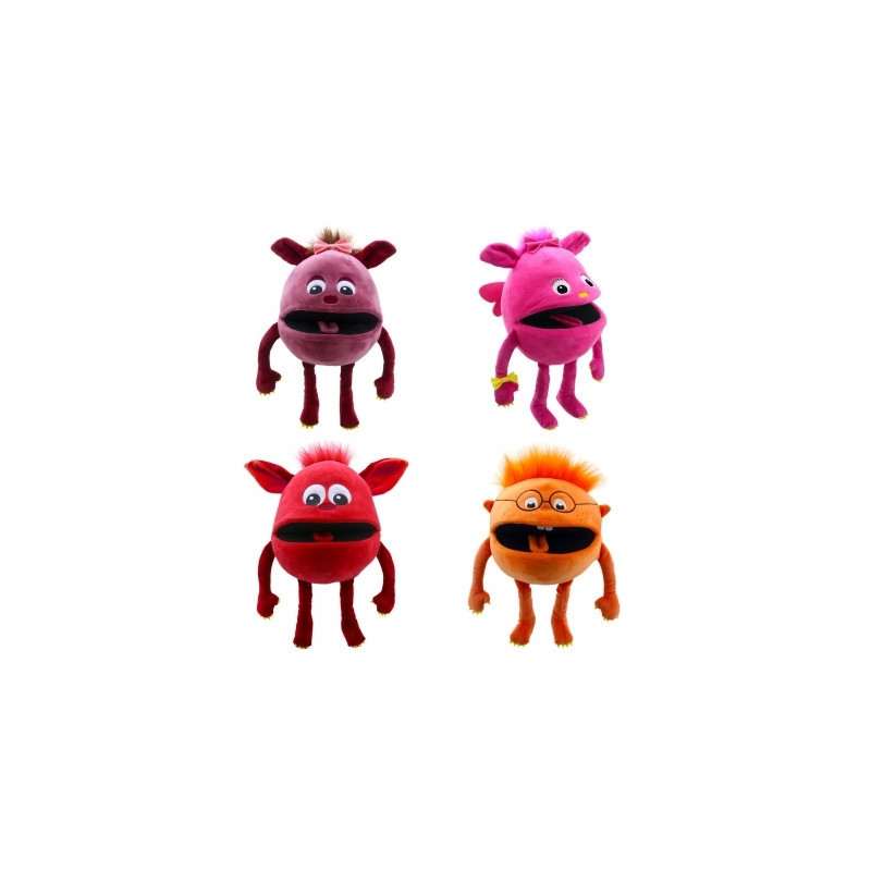 Lot 4 marionnettes ventriloques drôles -LWS-426Lot 4 marionnettes ventriloques drôles -LWS-426