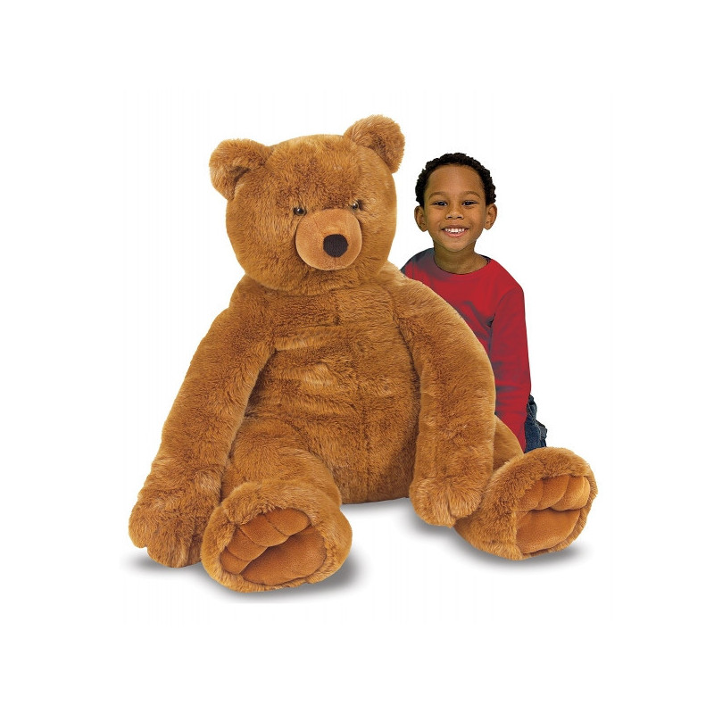 Peluche ours brun geant MetD -12138