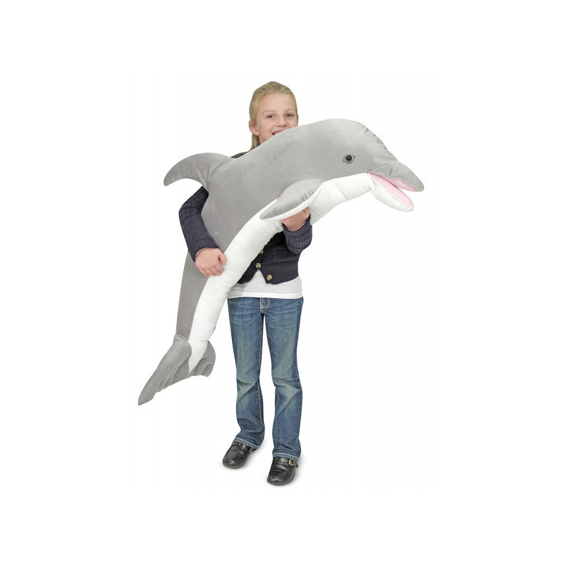 Une idée cadeau originale : Grande peluche dauphin géant MetD -12123 dans la catégorie JouetsGrande peluche dauphin géant MetD -