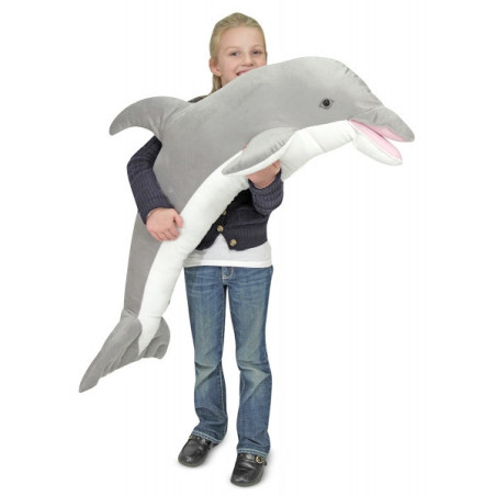 Une idée cadeau originale : Grande peluche dauphin géant MetD -12123 dans la catégorie JouetsGrande peluche dauphin géant MetD -