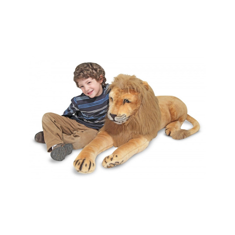 Une idée cadeau originale : Peluche lion géante MetD -12102 dans la catégorie JouetsPeluche lion géante MetD -12102