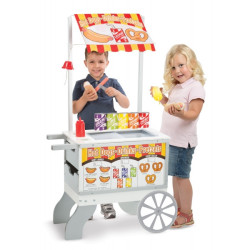 Stand en bois de glace et hotdog MetD -19350Stand en bois de glace et hotdog MetD -19350