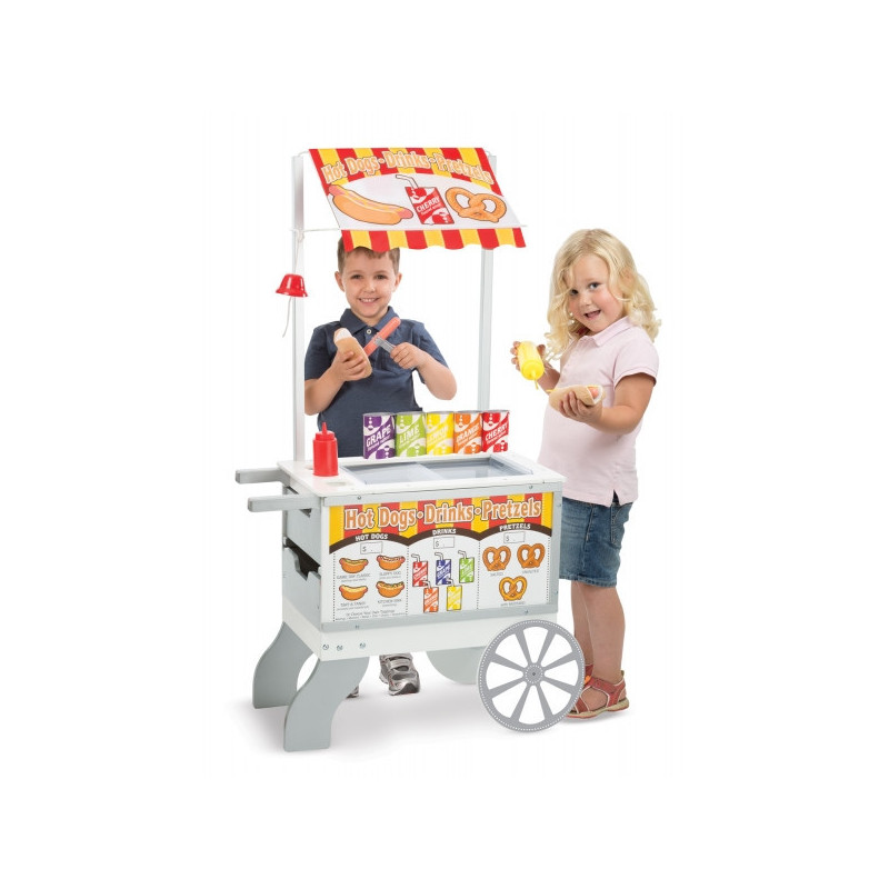 Stand en bois de glace et hotdog MetD -19350Stand en bois de glace et hotdog MetD -19350
