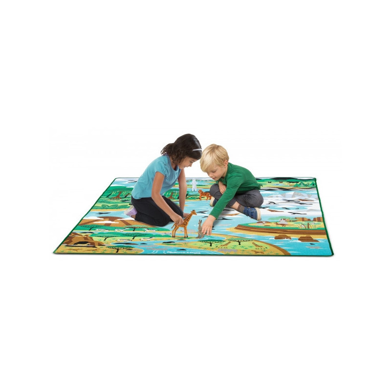 Tapis de jeu Jumbo habitat des animaux MetD -15192Tapis de jeu Jumbo habitat des animaux MetD -15192