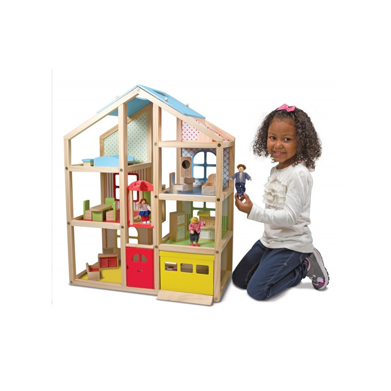 Maison de poupee en bois MetD -12462